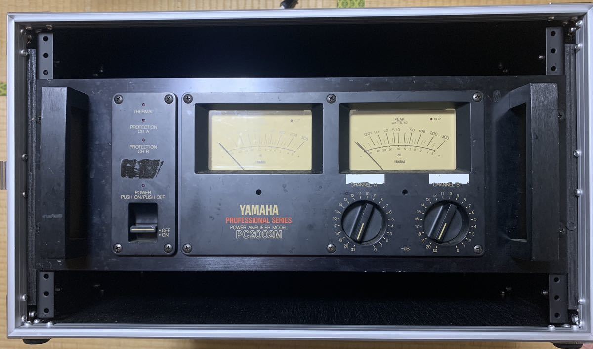 ヤフオク! - YAMAHA ヤマハ PC2002M パワーアンプ VUメーター