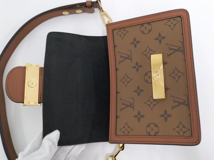 【中古】LOUIS VUITTON ドーフィーヌ MINI ショルダーバッグ モノグラムリバース M45959_画像8