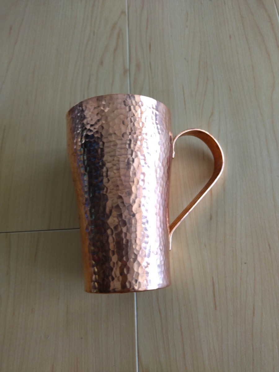  original copper mug Via mug beer mug inside discount less hammer eyes water water copper ion camp sleeping area in the vehicle bush craft beer India yoga health 