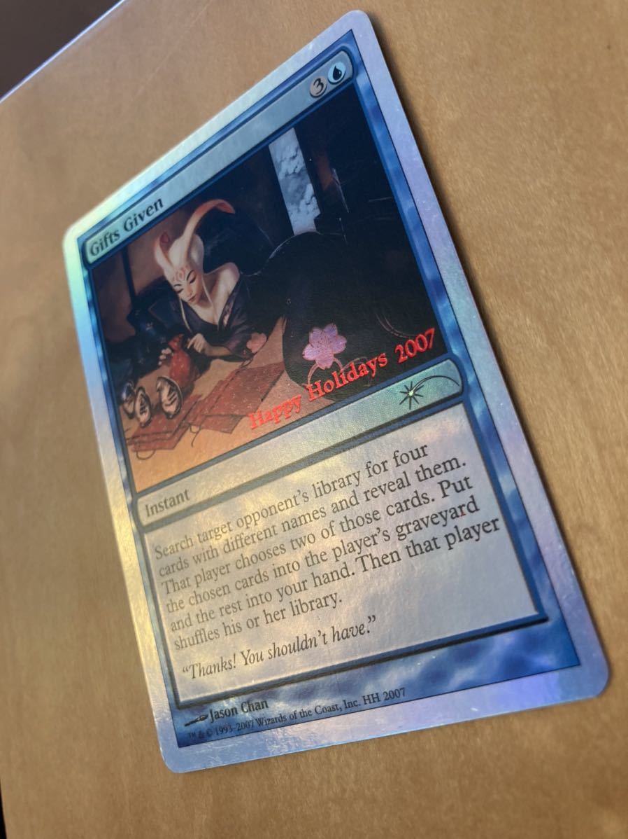 PROMO gifts given 英FOIL1枚 MTG holiday gift ホリデーギフト_画像4