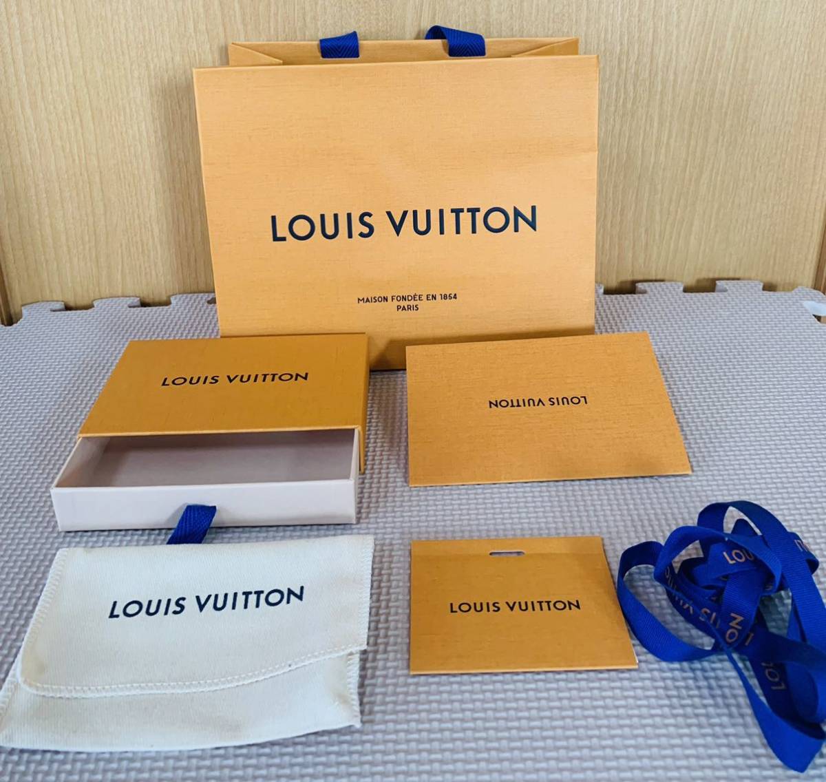 LOUIS VUITTON ルイヴィトン 空箱 布袋 長財布 空き箱 外箱 - 店舗用品