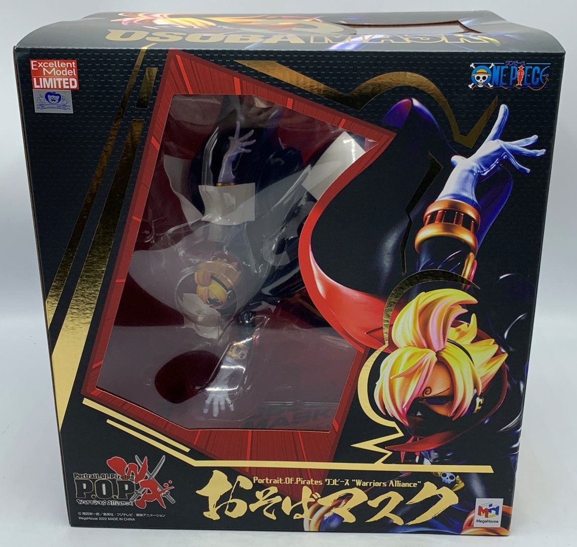 【中古】メガハウス　Portrait.Of.Pirates Warriors Alliance おそばマスク　開封品[240070104848]_画像1