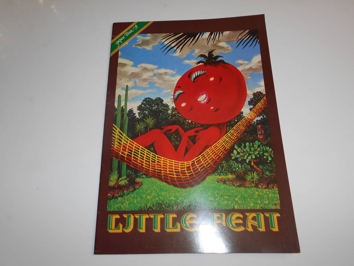  pamphlet program ( ticket half ticket ) tape .1978 year 78 little feet Little Feat JAPAN TOUR low well * George Lowell George