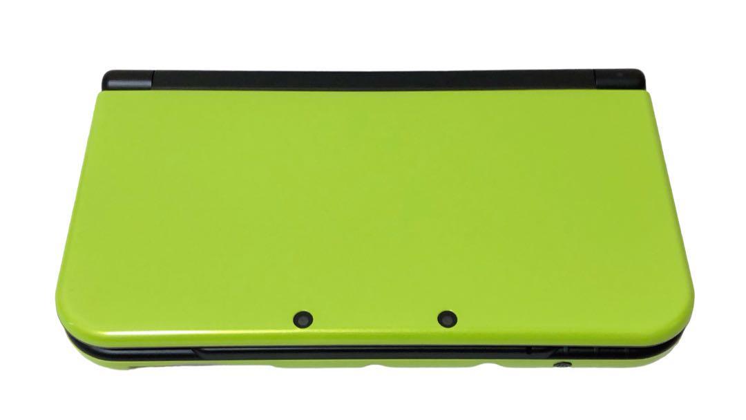 極美品 ほぼ新品 NEW ニンテンドー 3DS LL 本体 ライム ブラック