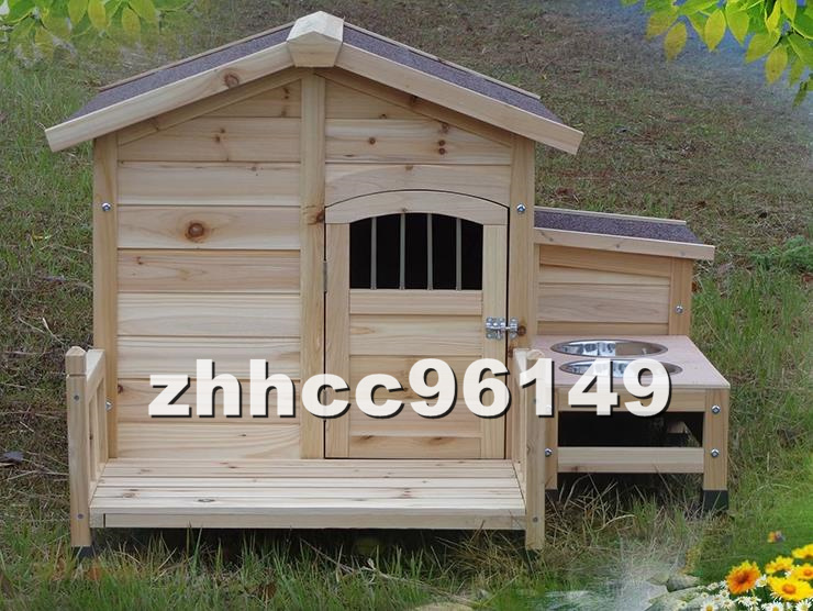  beautiful goods small size / for medium-size dog kennel wooden pet house dog dog holiday house house waterproof . corrosion outdoors gorgeous holiday house garden for 