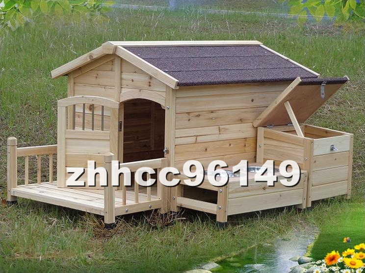  beautiful goods small size / for medium-size dog kennel wooden pet house dog dog holiday house house waterproof . corrosion outdoors gorgeous holiday house garden for 