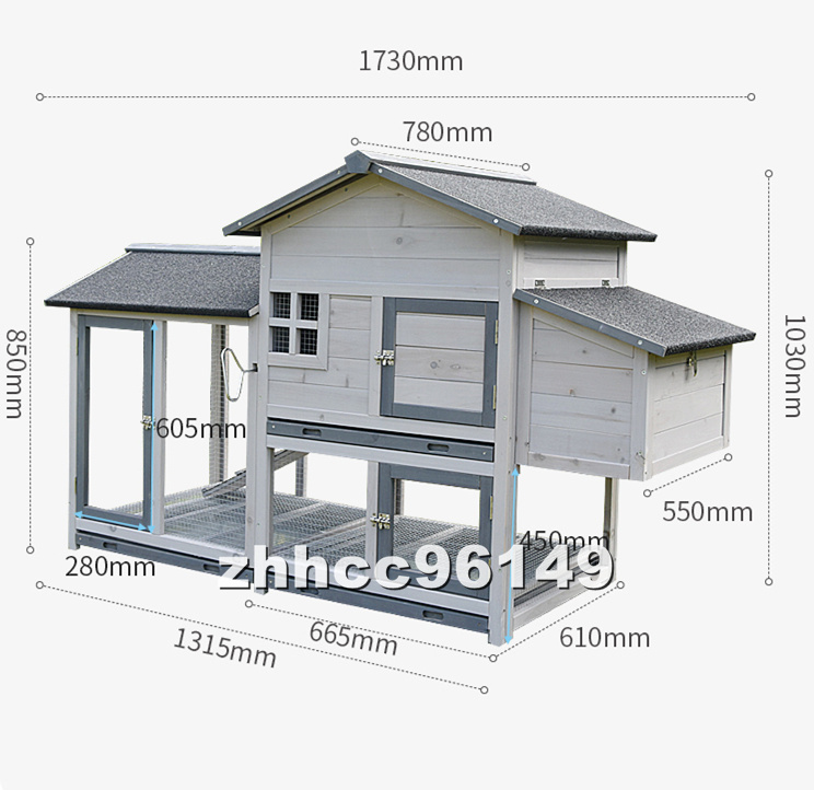  beautiful goods pet accessories large chicken small shop . is to small shop wooden pet holiday house rainproof . corrosion house rabbit small shop breeding outdoors .. garden for cleaning easy to do 