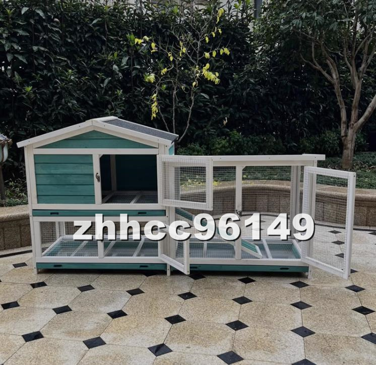  beautiful goods chicken small shop . house is to small shop pet holiday house wooden rabbit bird cage small shop gorgeous rainproof . corrosion outdoors .. breeding garden cleaning easy to do 