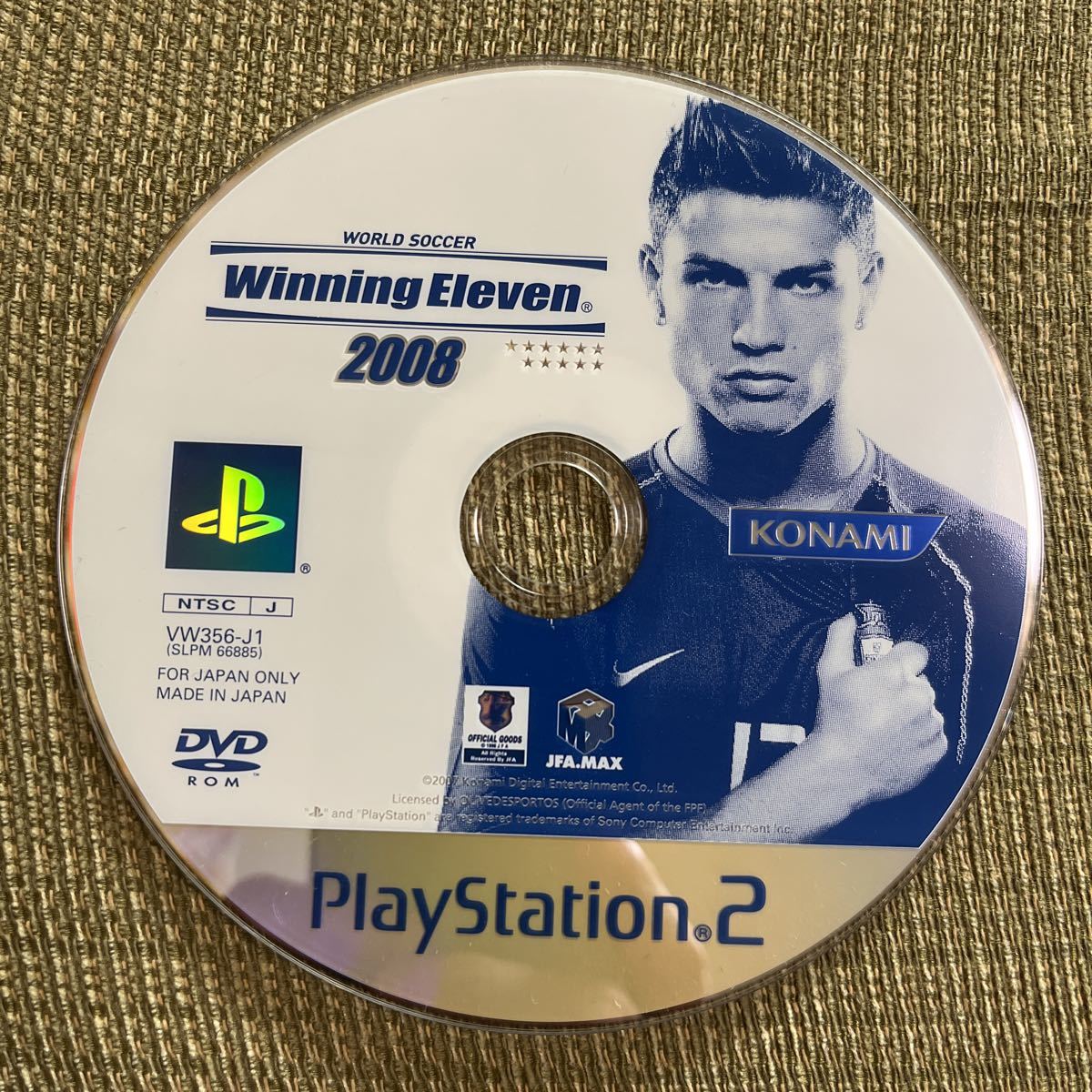送料無料 PS2ソフトのみ ワールドサッカー ウイニングイレヴン2008