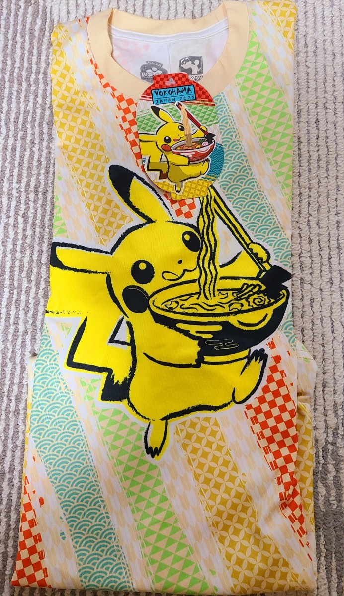 wcs2023限定 ピカチュウ Tシャツ マルチカラー XS ポケモン