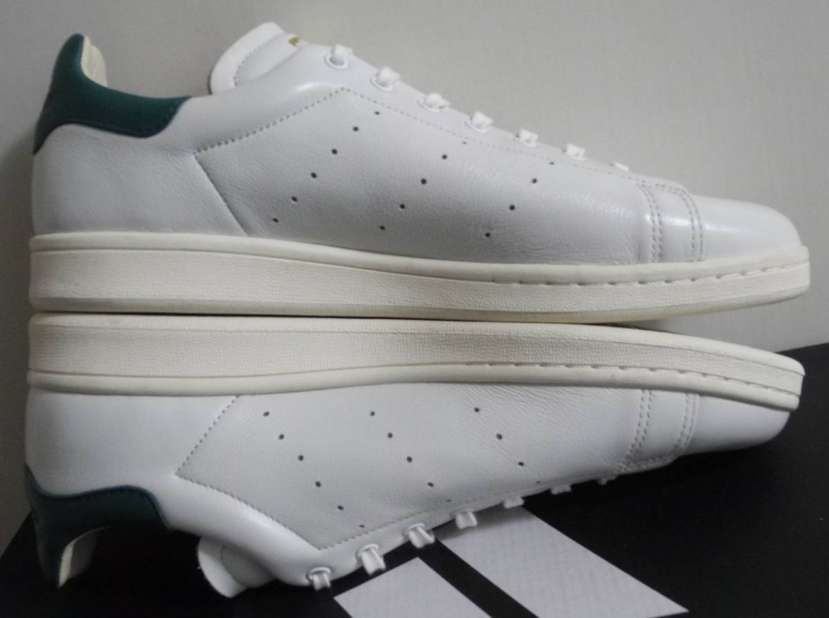 ほぼ新品 スタンスミス リコン 2020年製 JP28.0cm 白×緑 AQ0868 生産終了 天然皮革 adidas stansmith recon グリーン アディダス リーコン_画像5