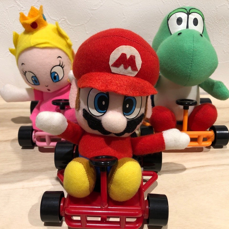 処分のため希望額にコメ下さい画像4追加スリッパ付マリオカートぬいぐるみ9体当時物 処分のため希望額にコメ下さい画像4追加スリッパ付マリオカート