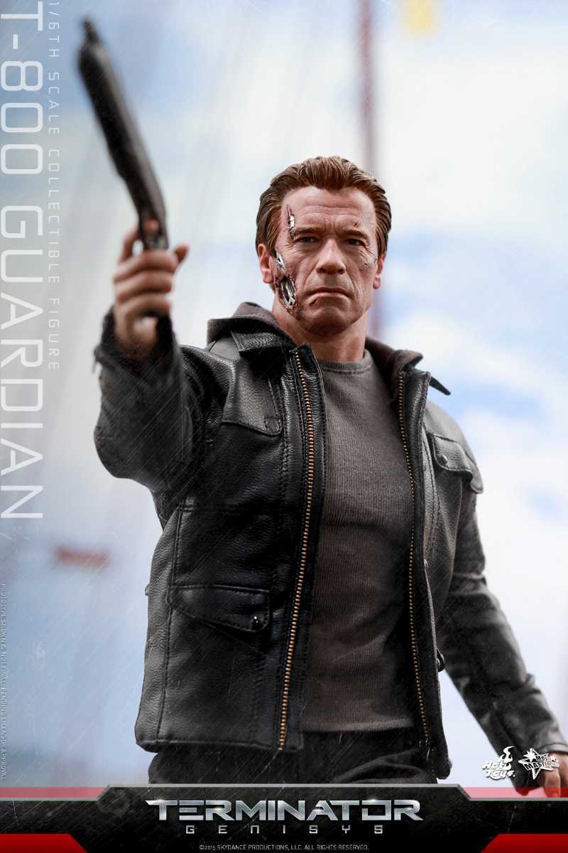 《格安セール》 ホットトイズ 1/6 『ターミネーター:新起動/ジェニシス』 T-800/守護神 【ダメージヘッド】 HOTTOYS の画像9