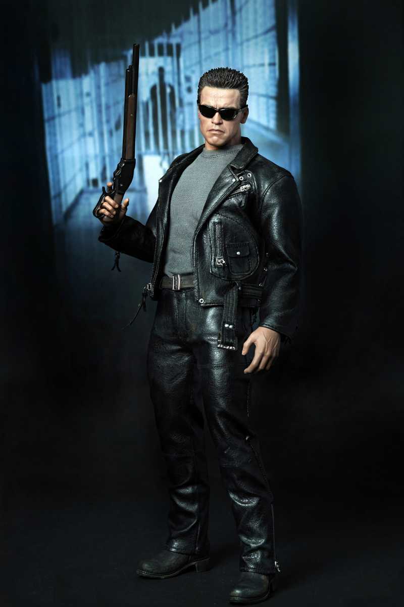 ホットトイズ 1/6 『ターミネーター2』 T-800 【ライダースジャケット】 HOTTOYS 検索:サラ・コナー ジョン T-1000_画像9