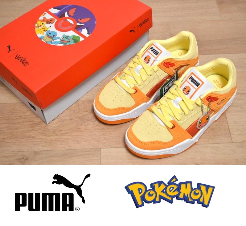 【即決】新品 PUMA × ポケモン ヒトカゲ スニーカー 24cm スリップストリーム チャーマンダ― 387686-01 キッズ ジュニア 子供 ★_画像1