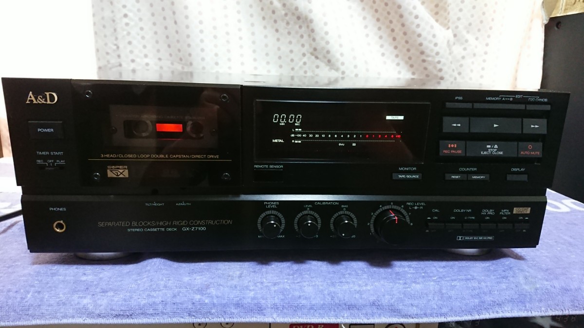 ヤフオク! - A&D 赤井電機 AKAIカセットデッキ GX-Z7100...