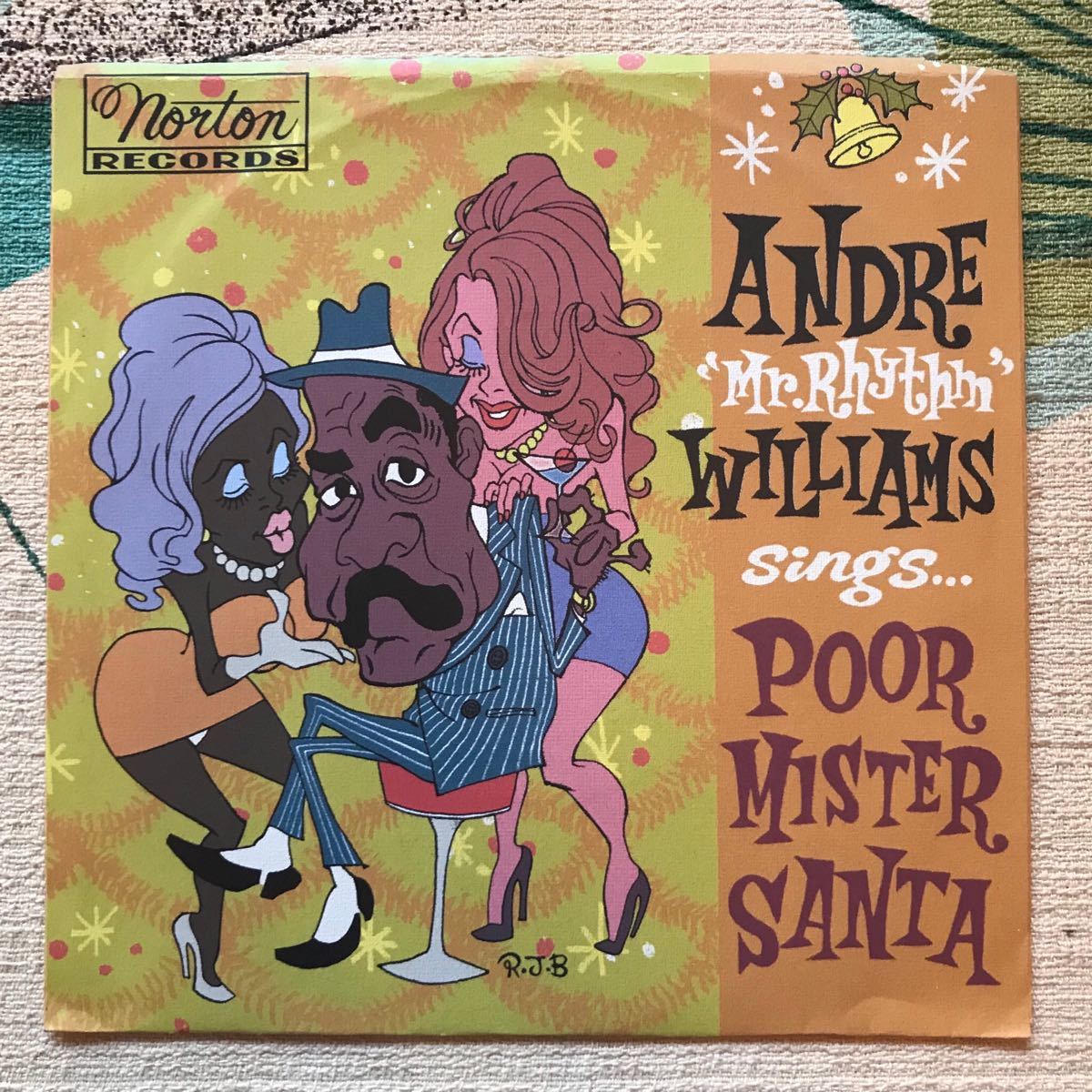 ANDRE MR.RHYTHM WILLIAMS 7inch SINGS POOR MISTER SANTA_画像1