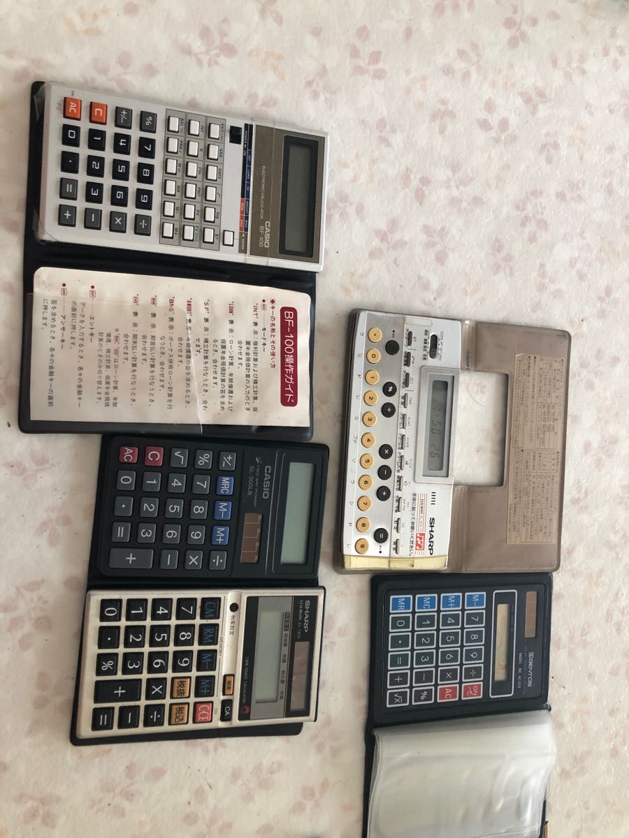 電卓 SHARP CASIO 昭和レトロ 計算機 Canon 関数電卓 シャープ カシオ