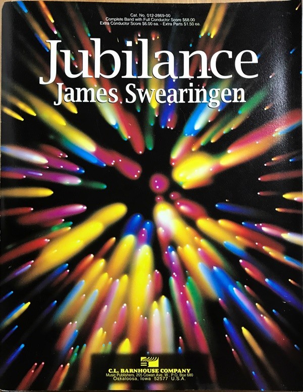 ジェイムズ・スウェアリンジェン ジュビランス (スコア＋パート譜) 輸入楽譜 James Swearingen Jubilance 吹奏楽 洋書