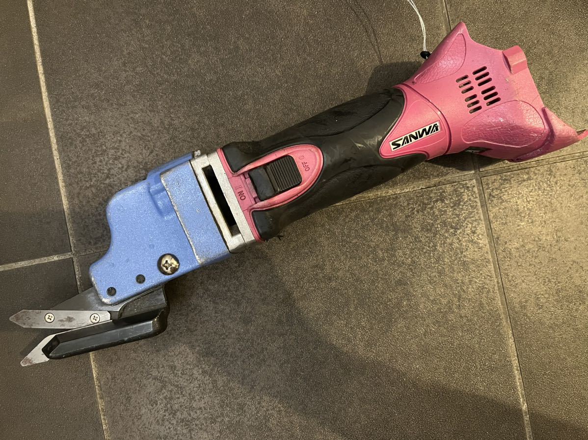 サンワ コードレスハイカッタ 日立工機 充電式 HITACHI 板金 サンワ コードレスハイカッタ 日立工機 充電式 HITACHI 板金