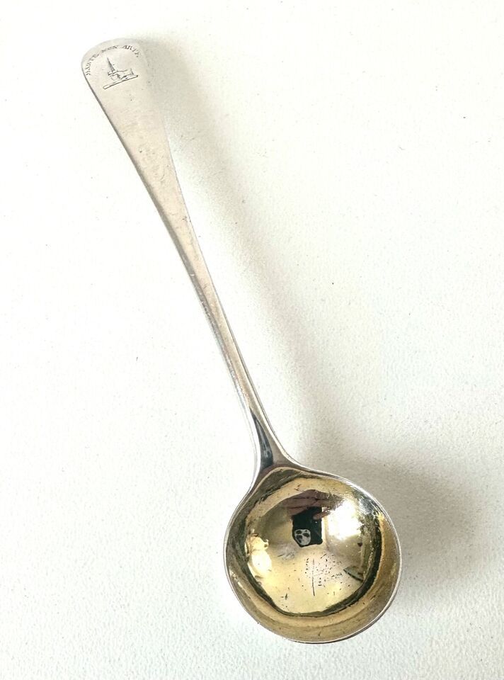 イギリス アンティーク 銀製 スプーン シルバー925 1796年頃 ジョージアン ホールマーク有り スターリングシルバー_画像6