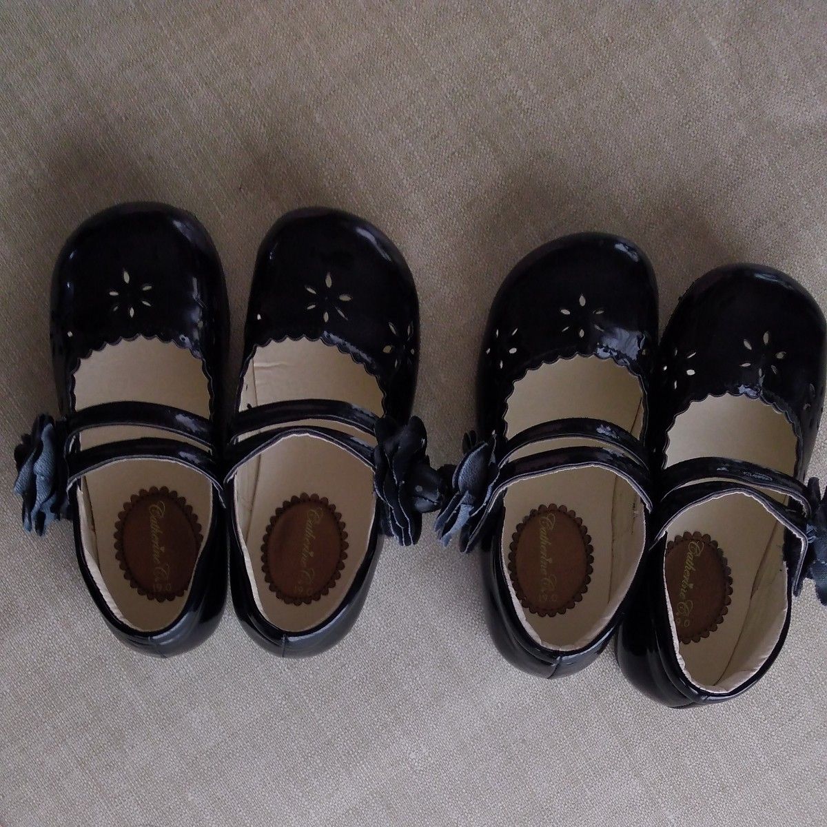 フォーマル靴　双子　黒