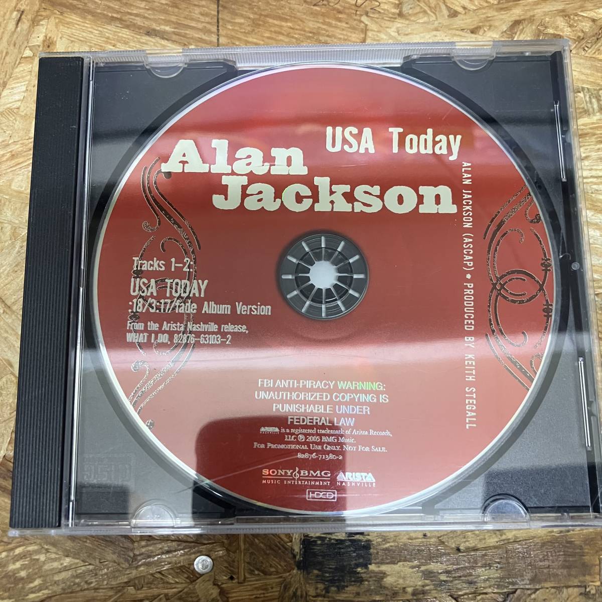 シ● ROCK,POPS ALAN JACKSON - USA TODAY シングル,PROMO盤 CD 中古品_画像1