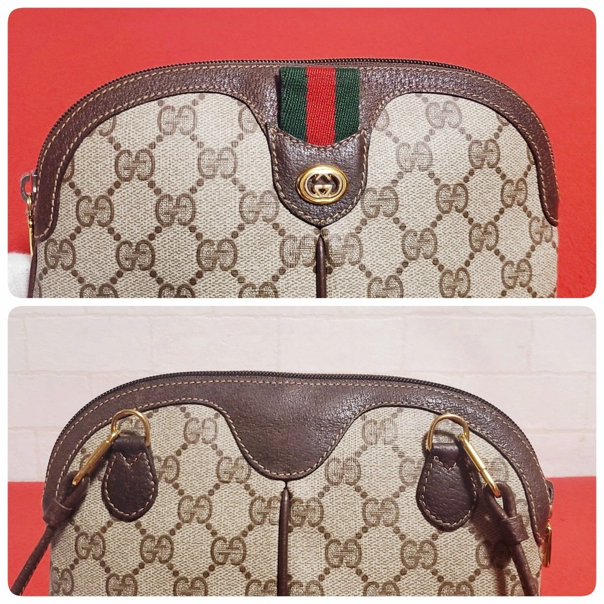 《超美品♪正規品》GUCCIグッチミニショルダーバッグ/オールドグッチ/アクセコ/シェリーライン