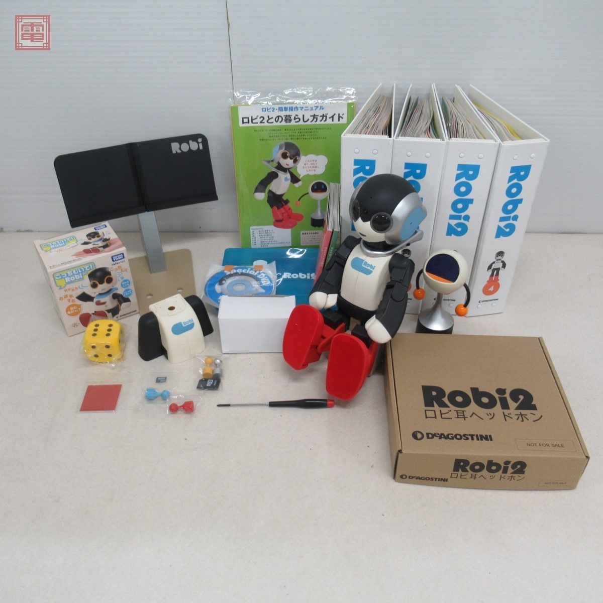 完成品 デアゴスティーニ 週刊 Robi 2/ロビ2 冊子 全80号揃+充電