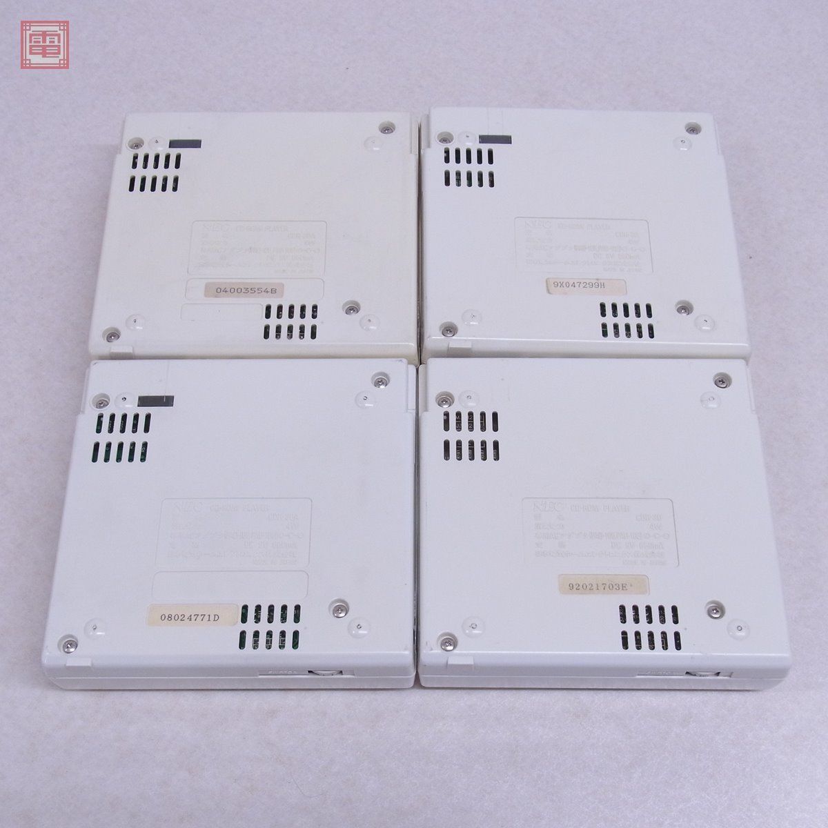 PCE PCエンジン CD-ROM2 本体 CDR-30/A 本体のみ まとめて4台セット