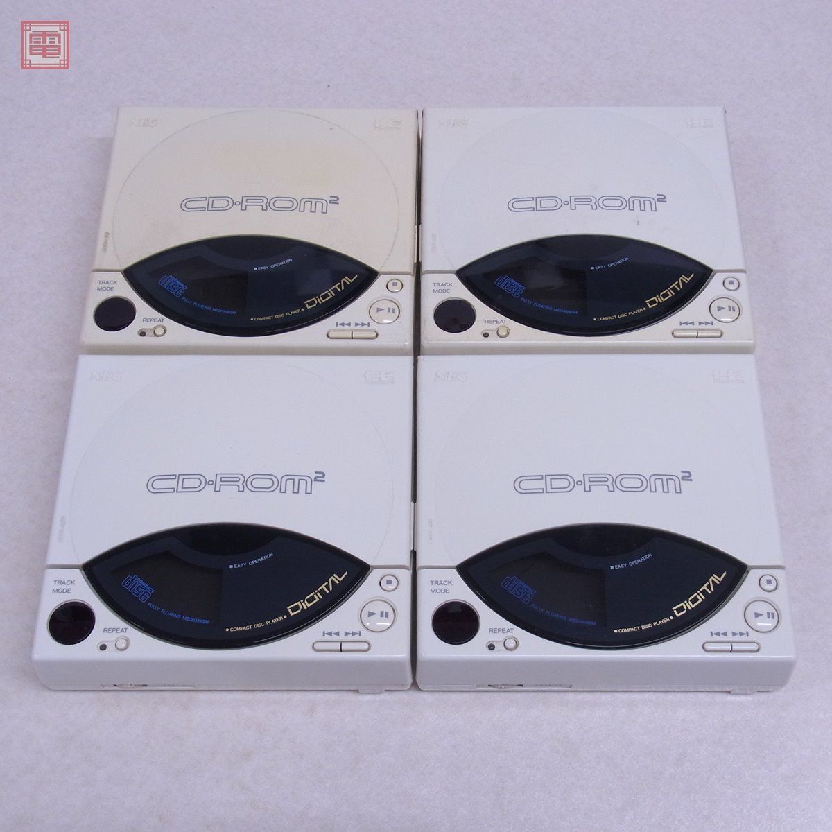 PCE PCエンジン CD-ROM2 本体 CDR-30/A 本体のみ まとめて4台セット