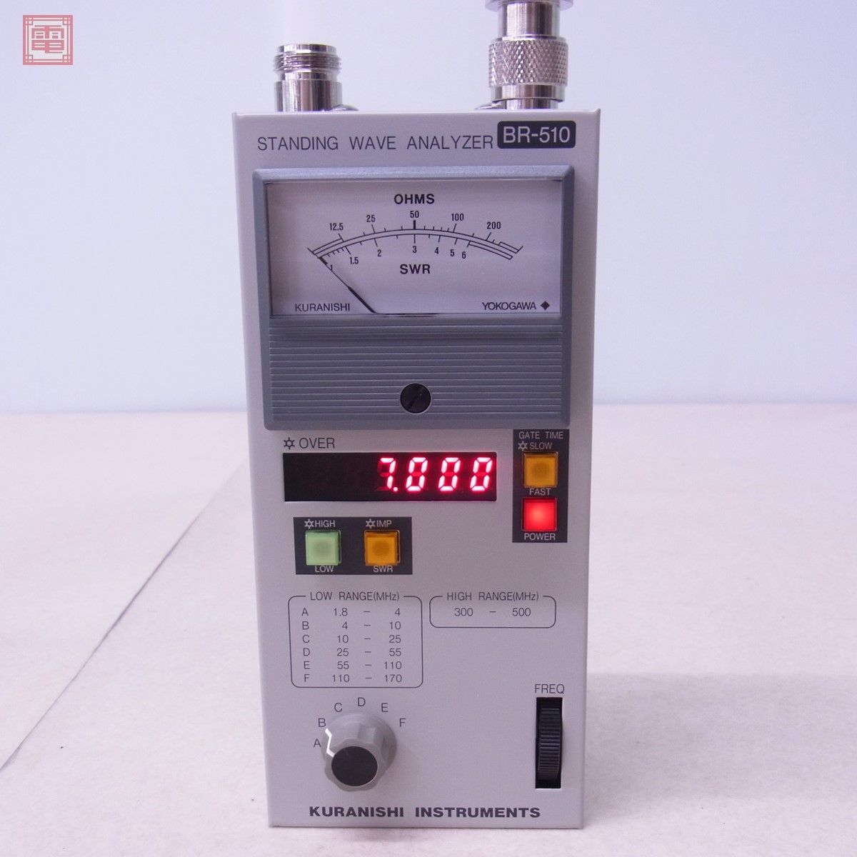 クラニシ BR-510D 1.8MHz〜500MHz アンテナアナライザー 元箱・取説付