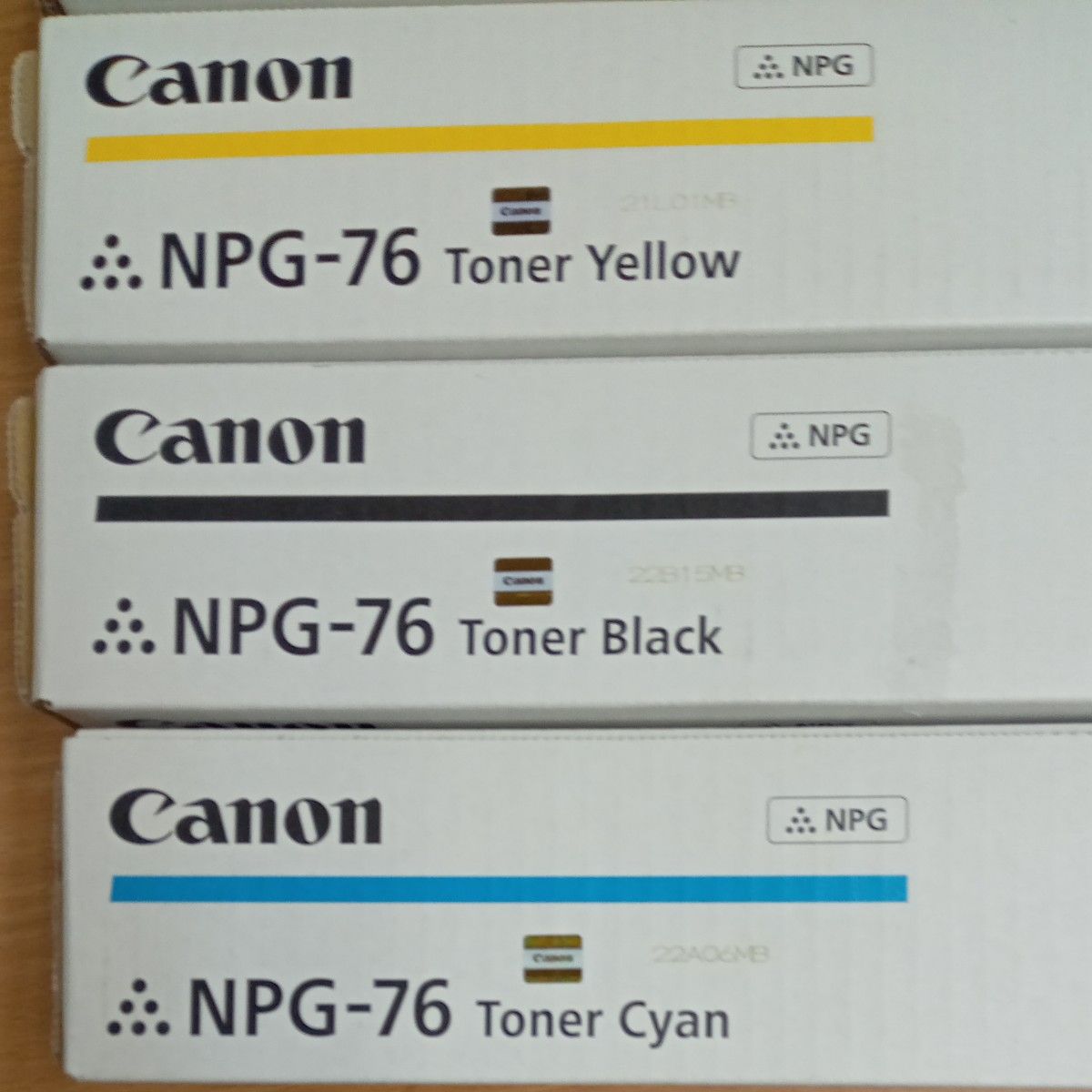 キヤノン Canon トナーカートリッジ 純正品 NPG-76 4色 6本セット トナー