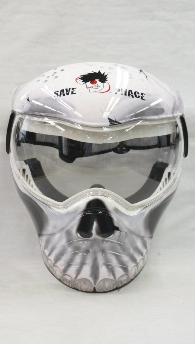 スポーツマスク２ ホワイトスカル UVコート セーブフェイス
