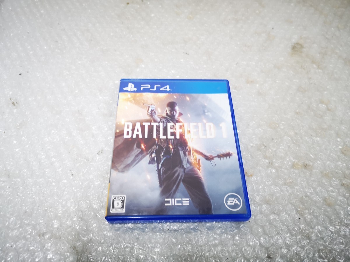 PS4 BATTLE FIELD1 game soft used free shipping!