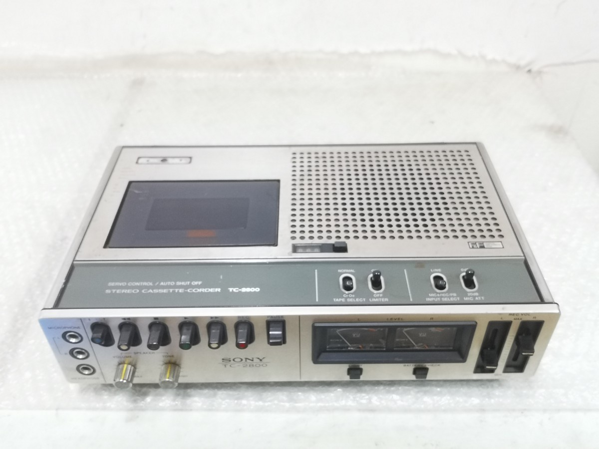 SONY TC-2800 カセットレコーダー ジャンク扱い0002
