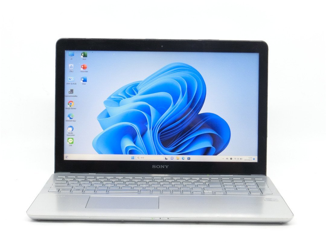 カメラ内蔵/中古/15型/ノートPC/Win11Pro/新品SSD512/8GB/3世代i7/SONY　SVF15A18CJS　MS Office2021搭載/新品無線マウス_画像1