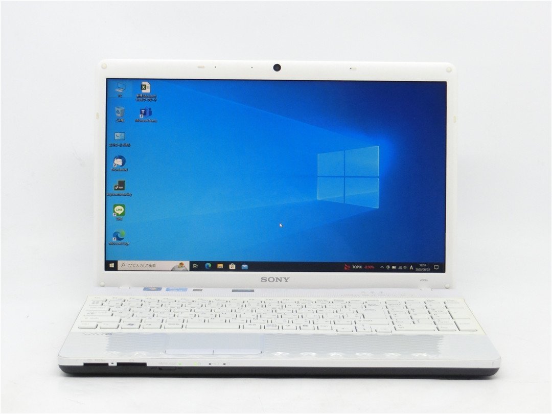 WEBカメラ/中古/15.6型/ノートPC/Win10/爆速SSD256GB/8GB/2世代i5/SONY　VPCEH29FJ　新品無線マウス 　MS office2021ProPlus搭載　_画像1