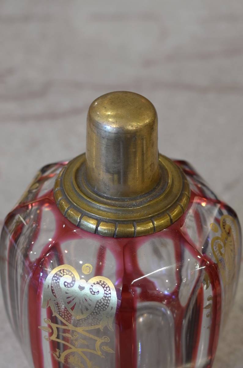 【特別な香りを味わいたい方へ】ランプベルジェ最高位モデルZバカラBaccaratエンパイア赤金彩クリスタルlampeインテリアアロマアンティーク_画像7