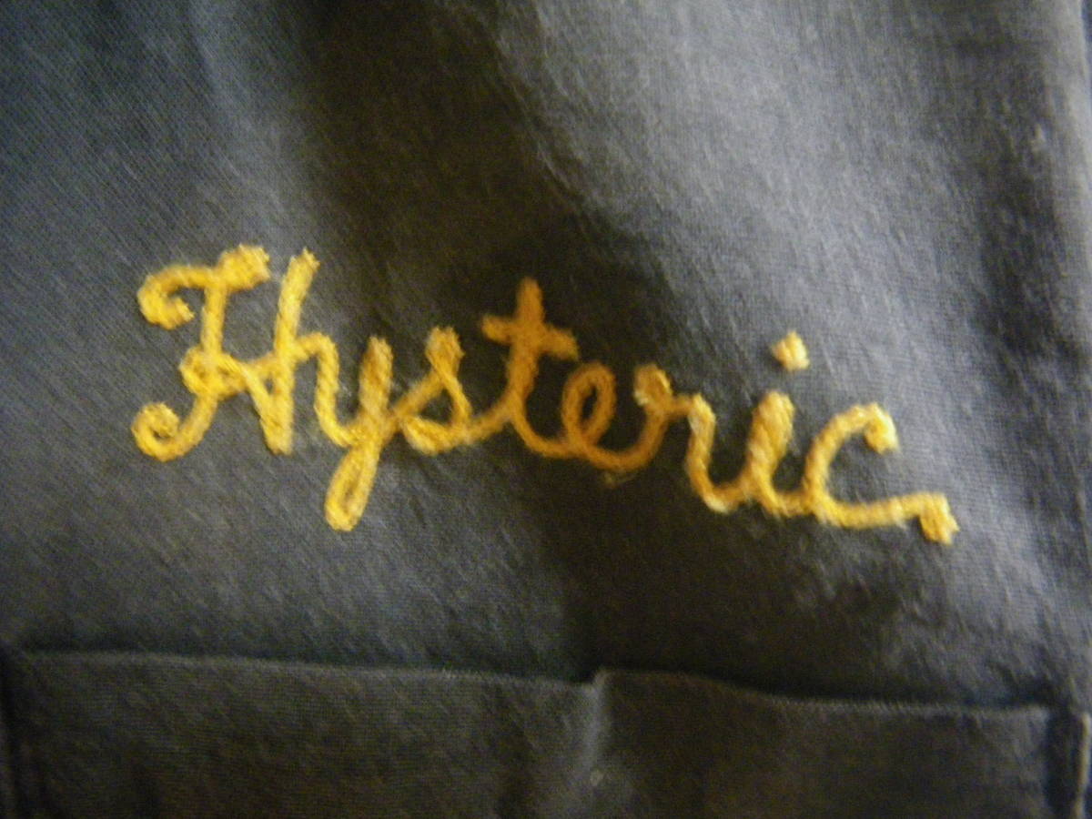HYSTERICGLAMOUR女孩歇斯底里的魅力貼片短袖襯衫 原文:HYSTERICGLAMOURガールヒステリックグラマーワッペン半袖シャツ