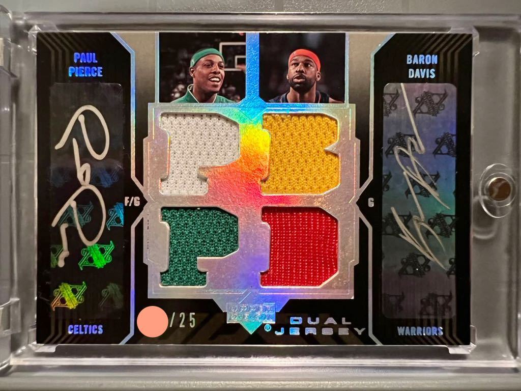 買得 Jersey Auto 最高級版/25枚限定 06 All-star Panini NBA バロン・デイビス ポール・ピアース Davis Baron Pierce Paul Black UD Deck Upper その他