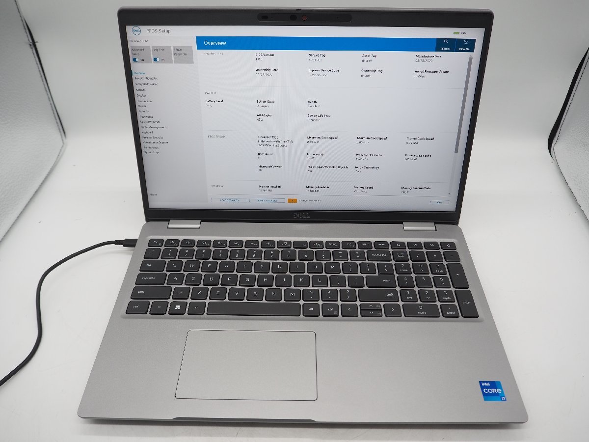Y4902】【Z4221】☆DELL☆Precision 3561□Core i7-11850H 2.50GHz