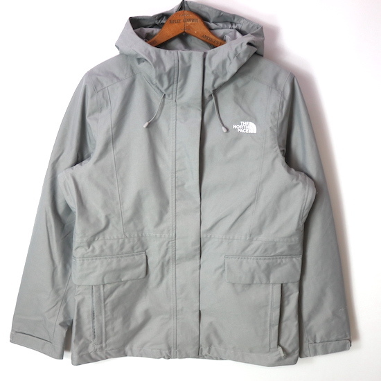 THE NORTH FACE ノースフェイス HYVENT ナイロン マウンテンジャケット(レディース M)グレー Monarch Triclimate Jacket_画像1