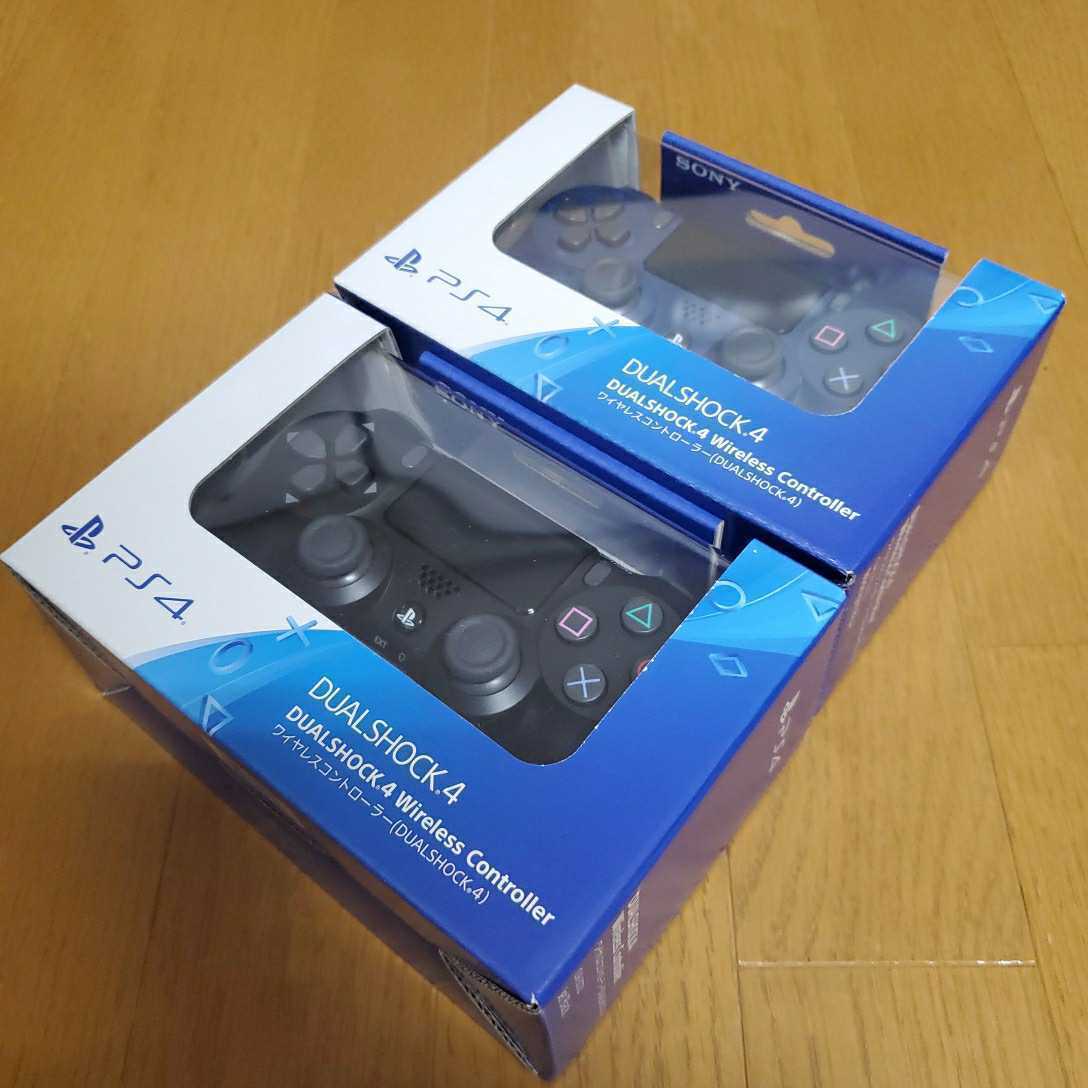 * новый товар нераспечатанный PS4 оригинальный беспроводной контроллер двойной амортизаторы 4 черный, темно-синий 2 шт. комплект!