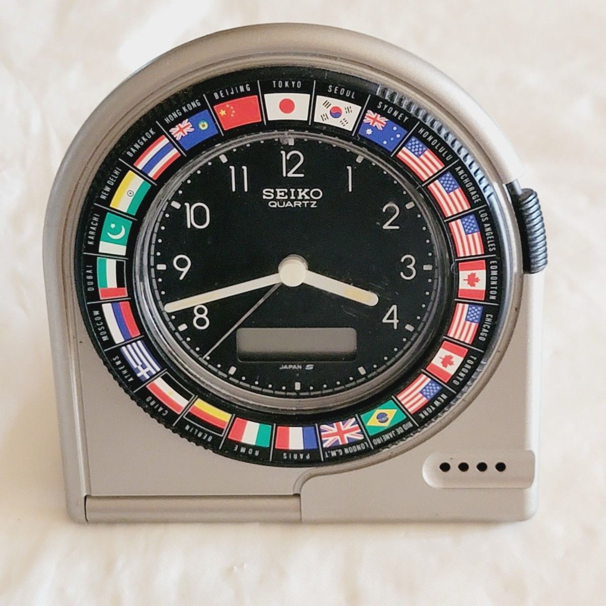 SEIKO セイコー ワールドタイムトラベル NHK アラーム時計 世界 SEIKO セイコー ワールドタイムトラベル NHK アラーム時計 世界