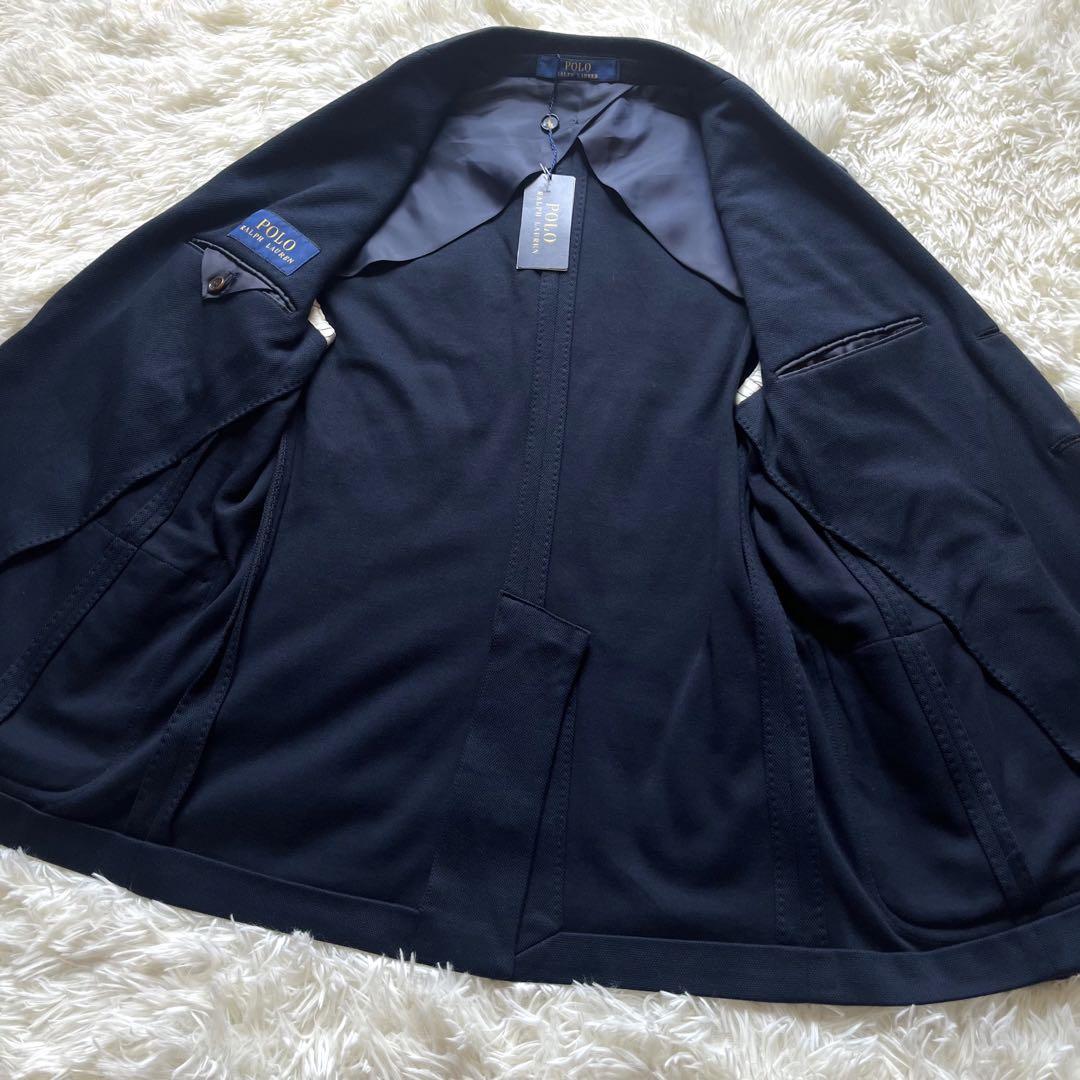 新品未使用品タグ付き 現行タグ POLO Ralph Lauren ポロラルフローレン テーラードジャケット ネイビー 3B