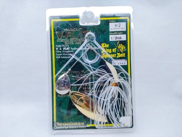 新品未使用【Megabass】Vフラット 1/2oz ① H2ヒラウチツートン メガバス V-FLAT_画像1