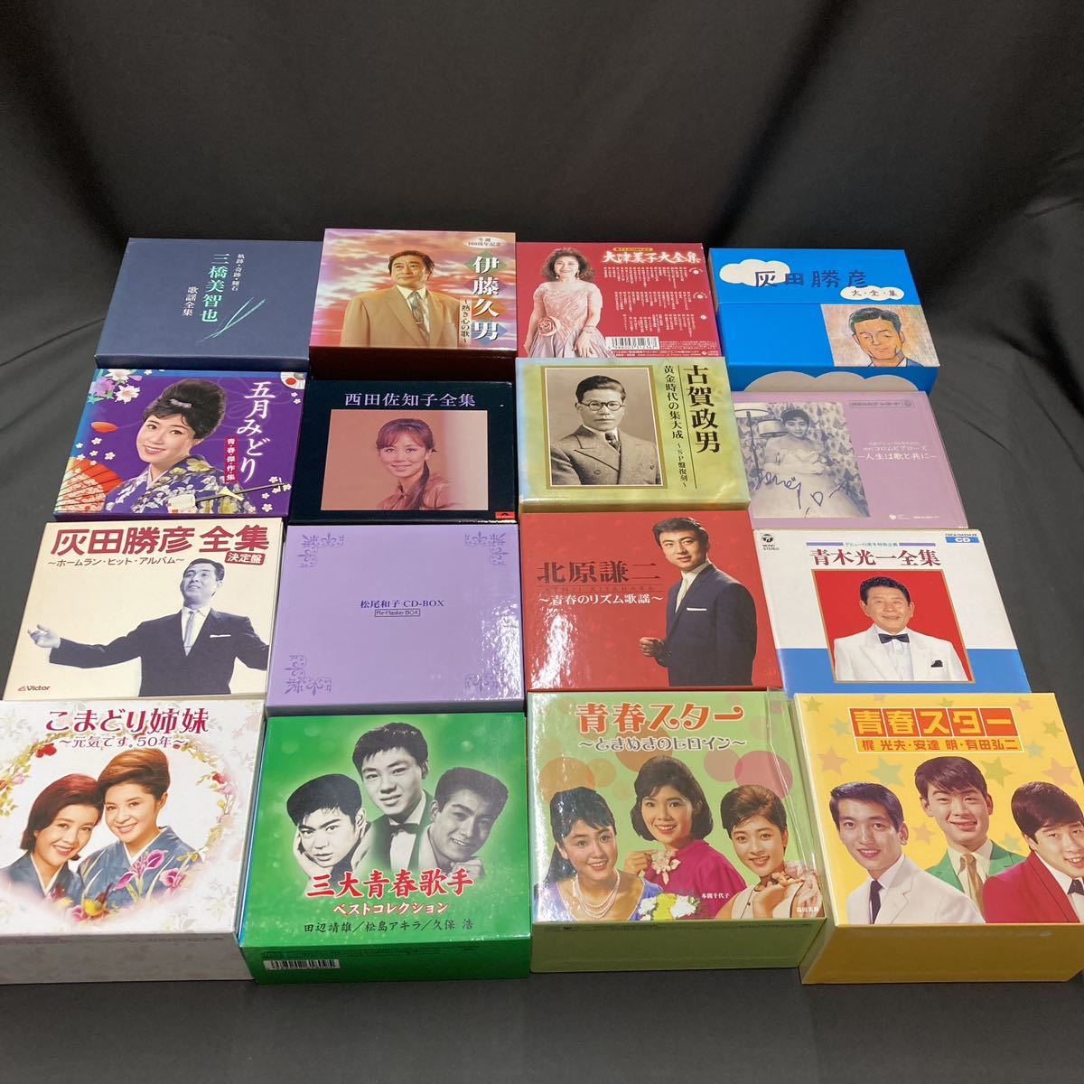 226◇CDーBOXまとめ売り16点CD91枚歌謡曲昭和レトロ青春大全集生誕記念
