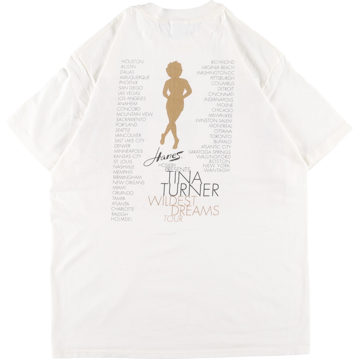 古着 90年代 UNKNOWN TINA TURNER ティナターナー WILDEST DREAMS TOUR バンドTシャツ バンT メンズL ヴィンテージ /eaa358745_画像2