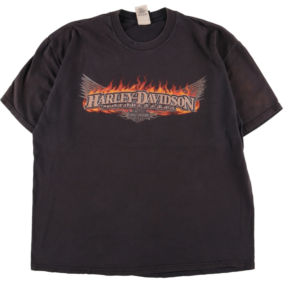 古着 ハーレーダビッドソン Harley-Davidson 両面プリント モーターサイクル 両面プリント バイクTシャツ USA製 メンズXL /eaa358665